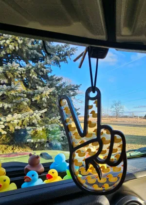 Jeep Wave Ducks (car mirror charm/ sun catcher)