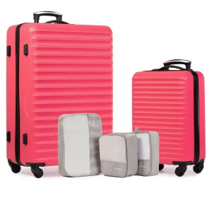 Jetstream 2 Piece Hardside Spinner Luggage Set JT 2PC HARDSIDE PNK