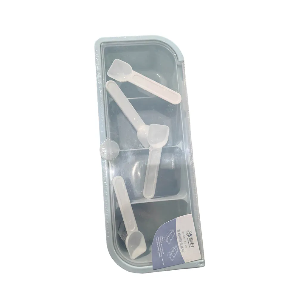 JiaChao Resin Four-Compartment Spice Box