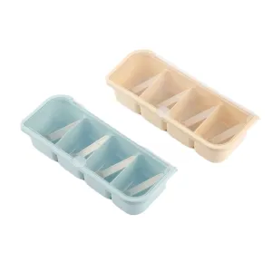 JiaChao Resin Four-Compartment Spice Box