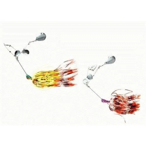 KAMIKAZE Quad Spin Arama Spinner Baits 10gr w plastic-2PkA