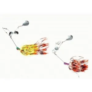 KAMIKAZE Quad Spin Arama Spinner Baits 10gr w plastic-2PkA