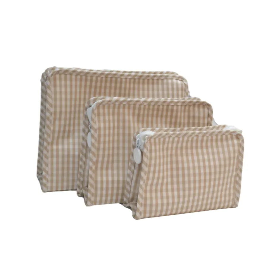 Khaki Gingham Roadie Case
