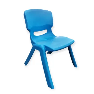 Kids Strong Stackable Plastic Chair Blue