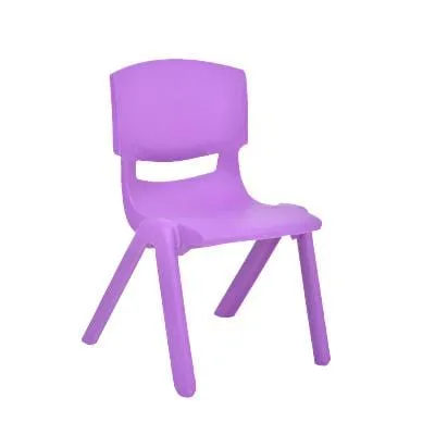 Kids Strong Stackable Plastic Chair Lilac