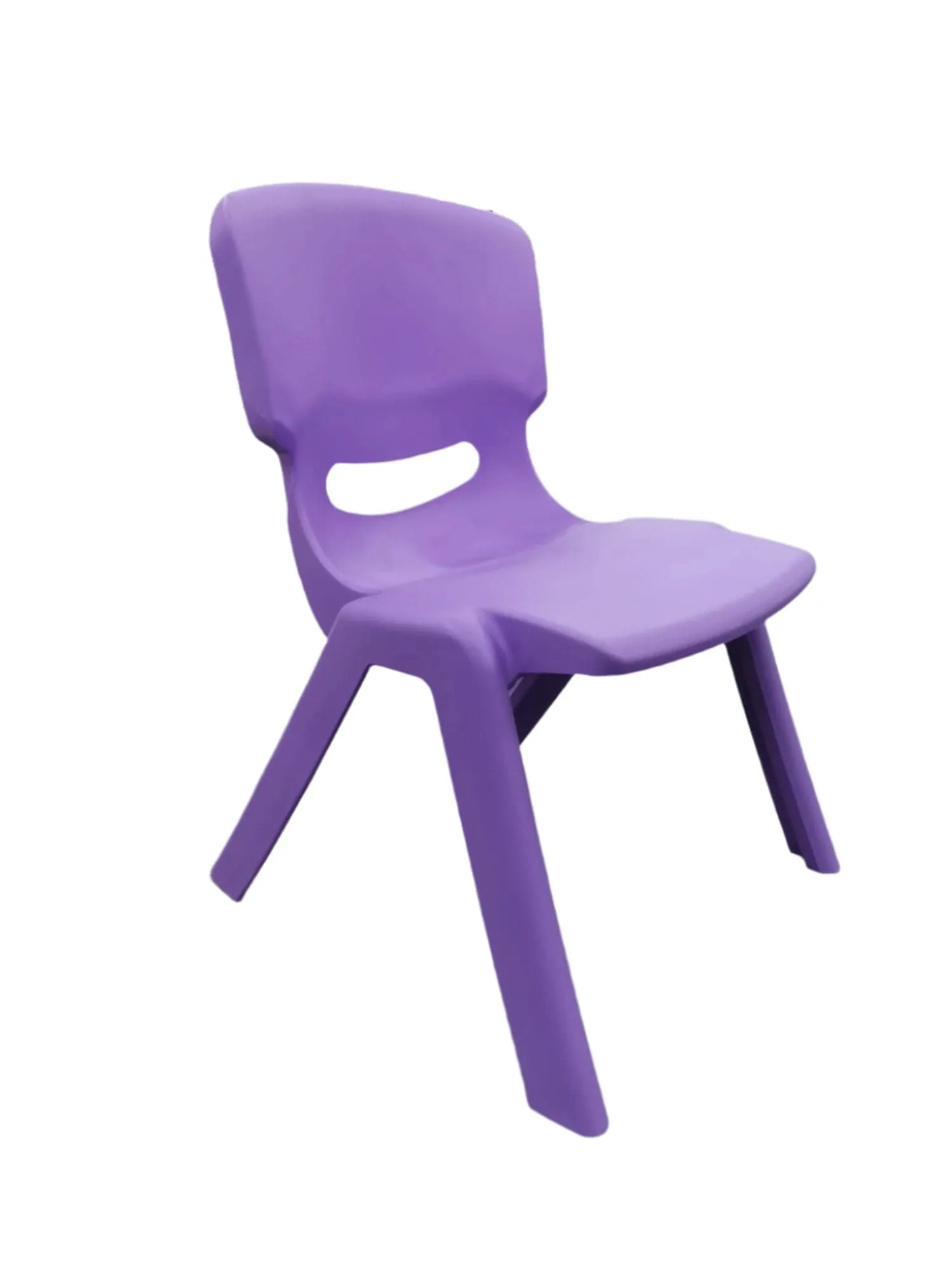Kids Strong Stackable Plastic Chair Lilac