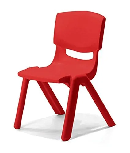 Kids Strong Stackable Plastic Chair Red