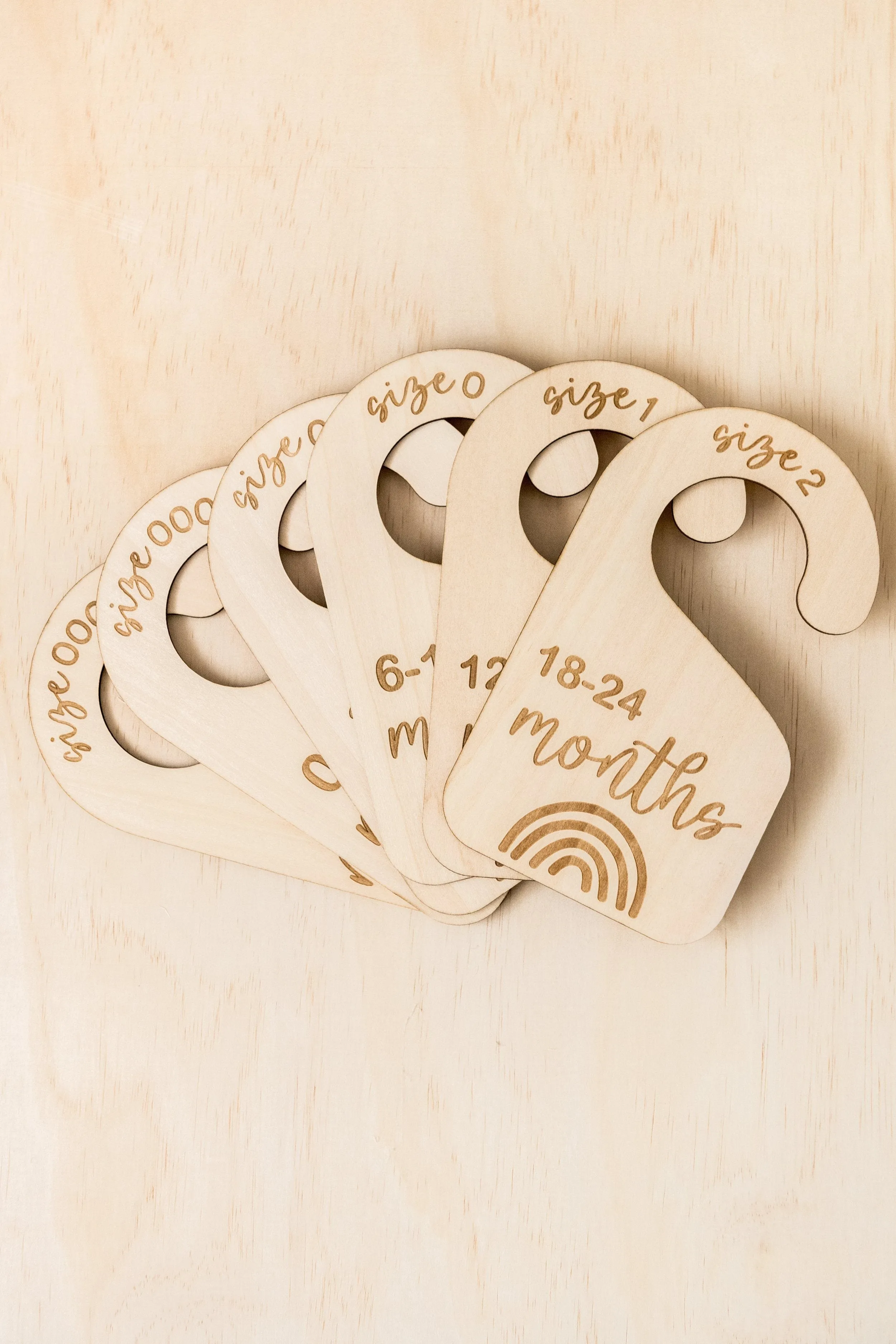 Kiin Baby Wooden Wardrobe Size Dividers