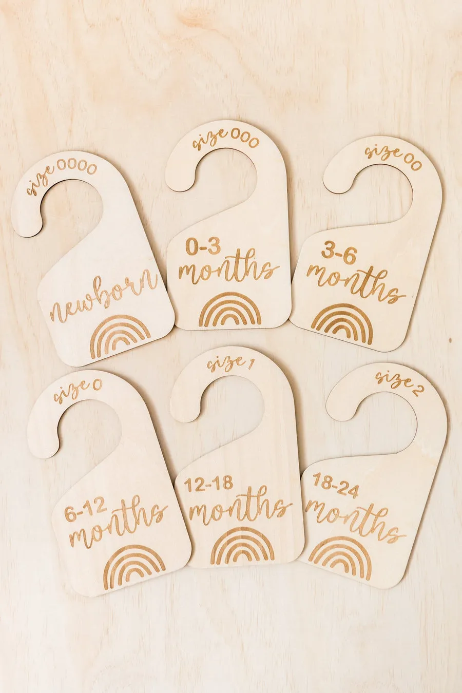 Kiin Baby Wooden Wardrobe Size Dividers
