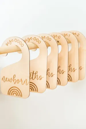 Kiin Baby Wooden Wardrobe Size Dividers