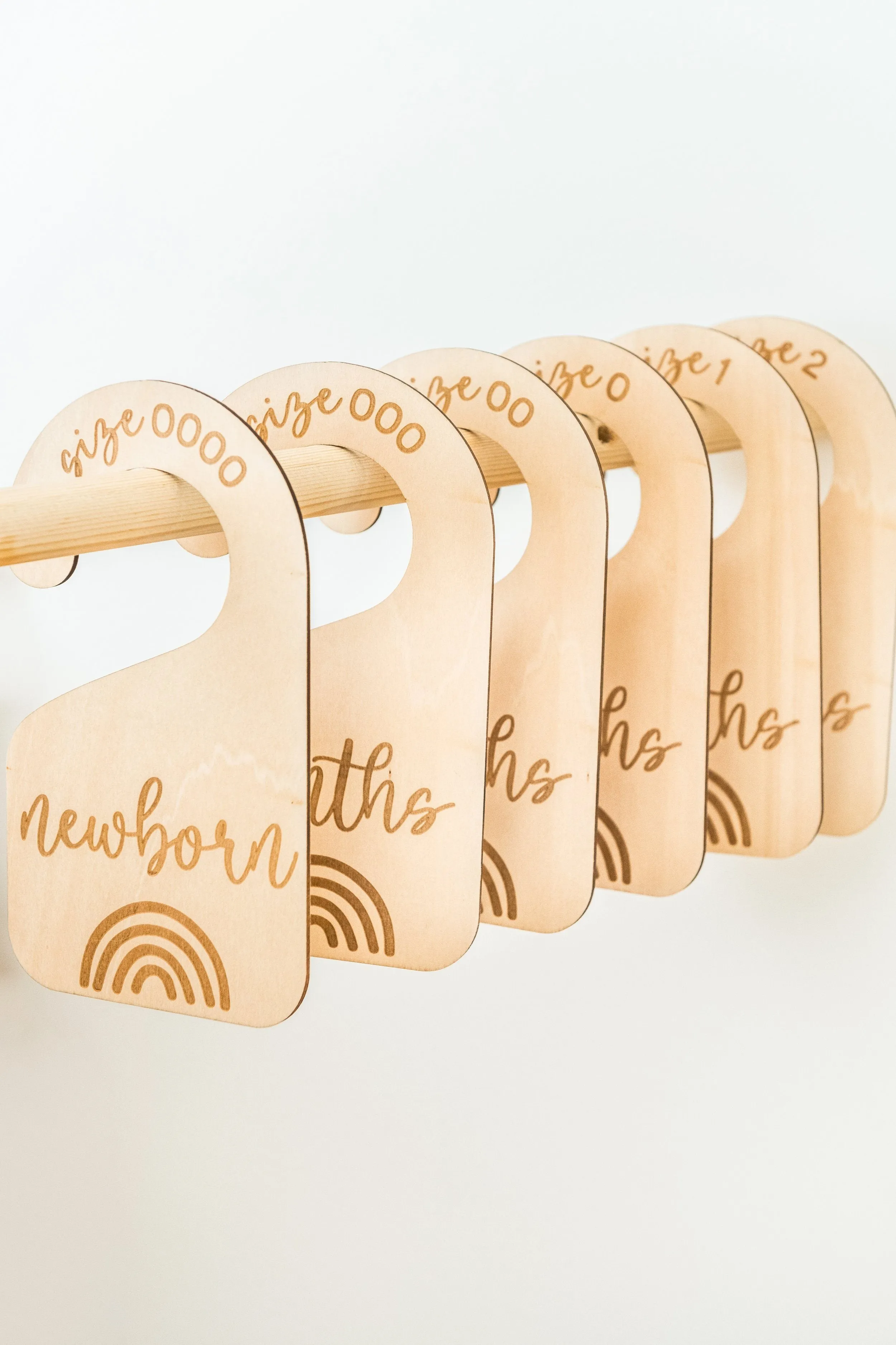 Kiin Baby Wooden Wardrobe Size Dividers