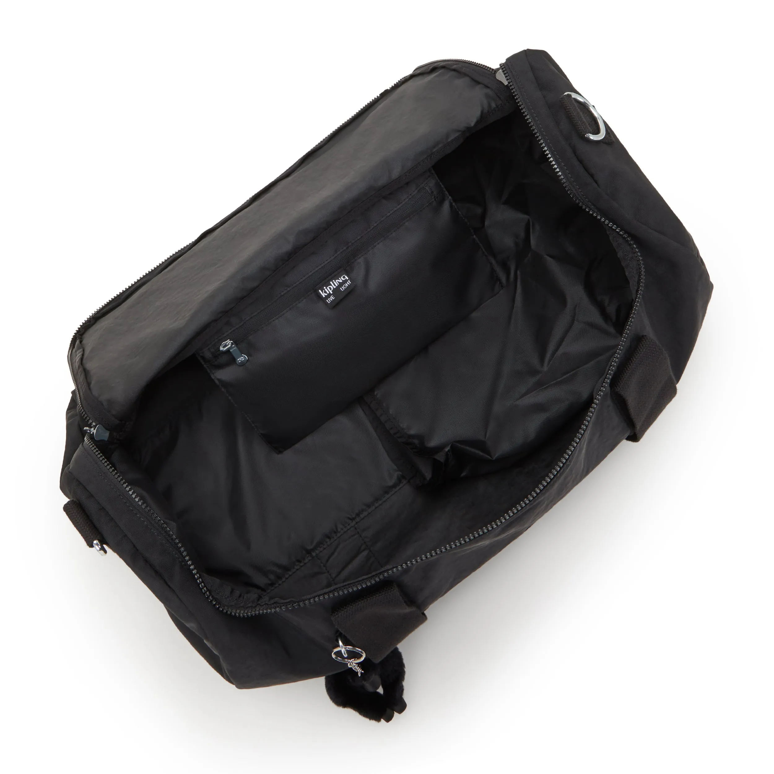 KIPLING-Argus S-Small Weekender-Black Noir-I6810-P39