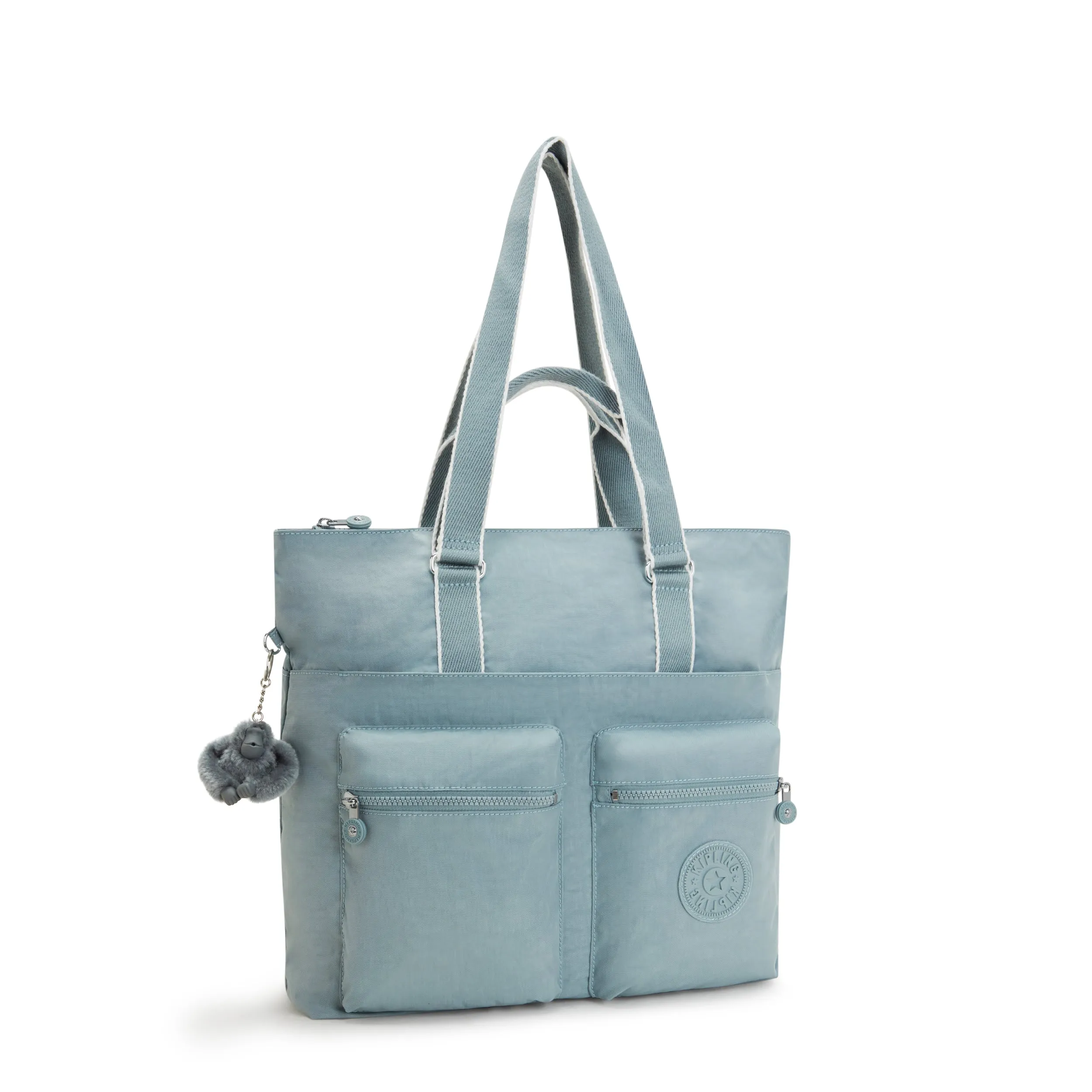 Kipling India Relaxed Grey Large Tote I4609-3NL