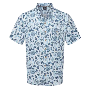 Kiran Short Sleeve Shirt - Katha White Print