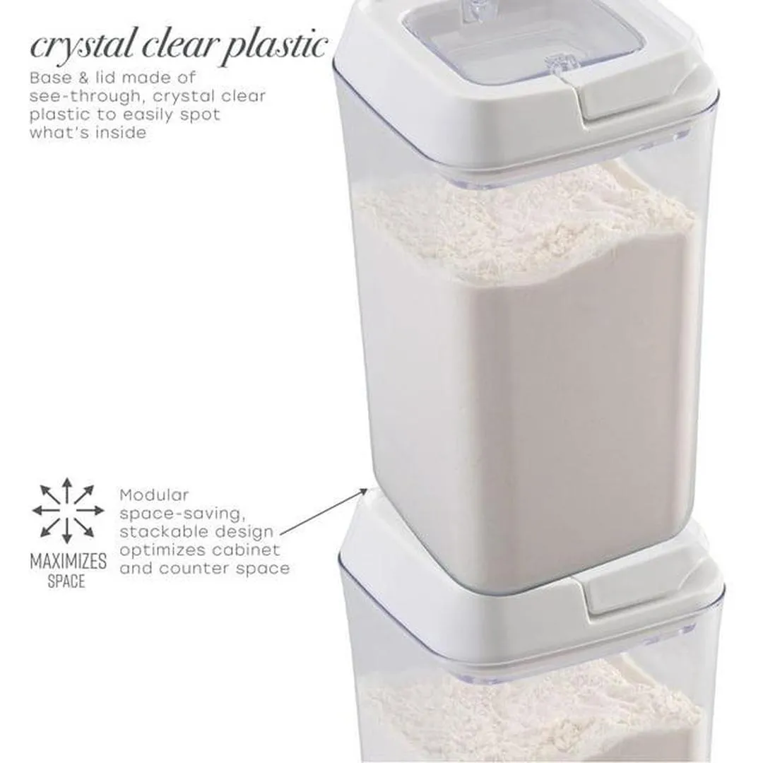Kitchen Details 1.75 L Plastic Airtight Stackable Food Storage Container