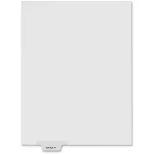 Kleer-Fax Laminated Bottom Tabs Exhibit Index Dividers