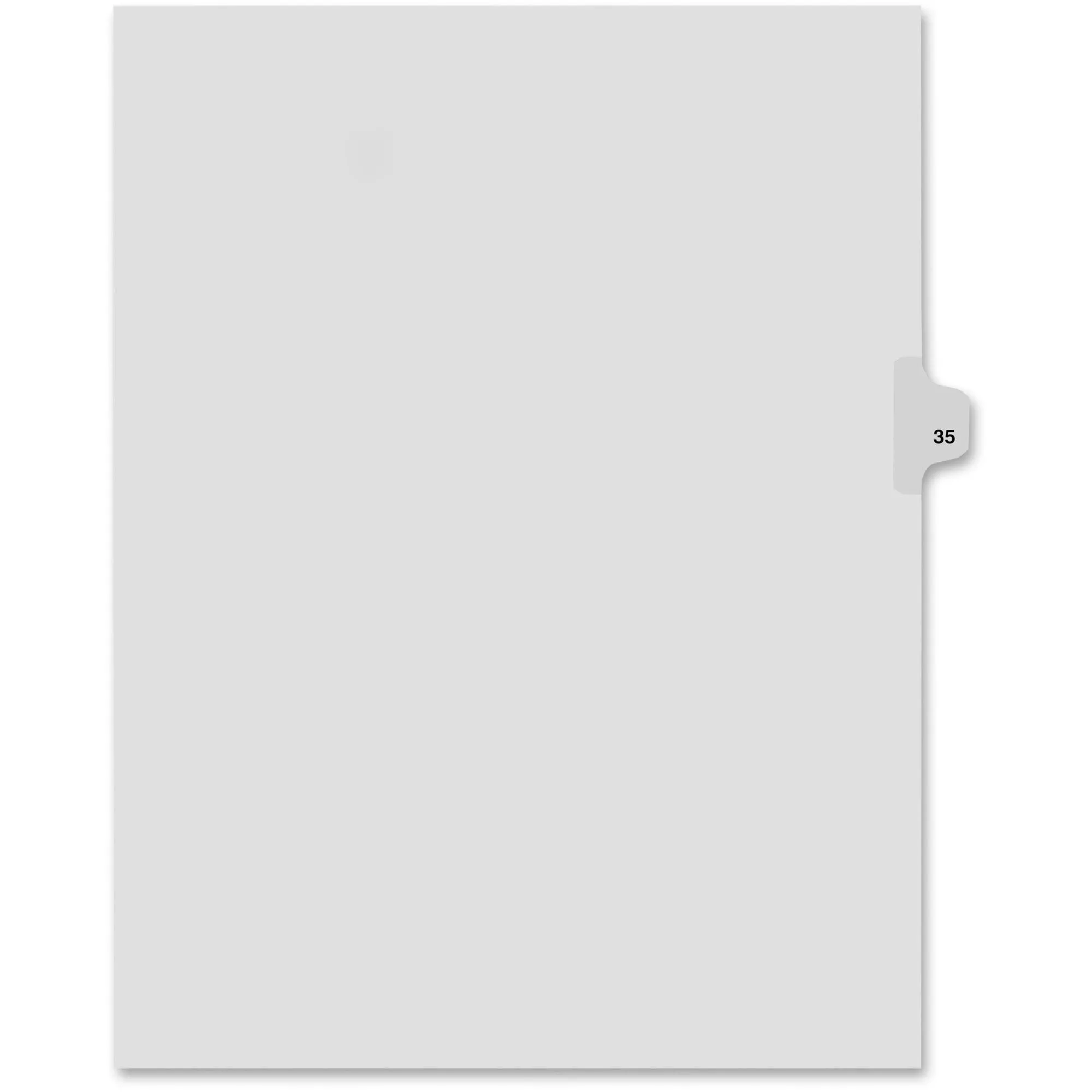 Kleer-Fax Legal Exhibit Numbered Index Dividers