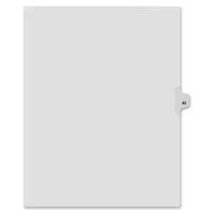 Kleer-Fax Legal Exhibit Numbered Index Dividers