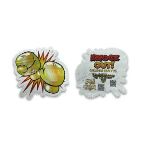 Knock Out Golden Gloves Mylar Bag 3.5 Grams