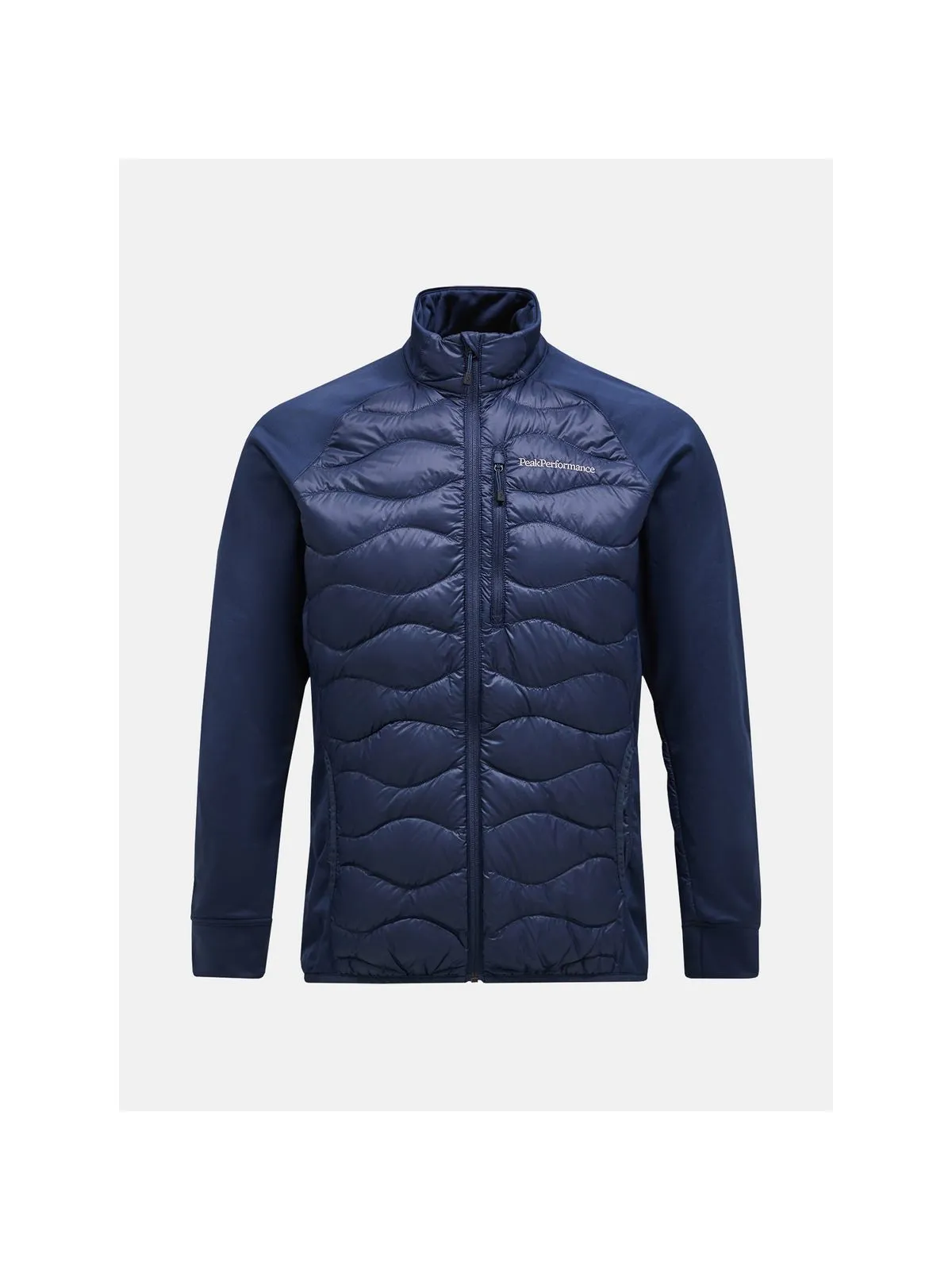 Kurtka puchowa Peak Performance M Helium Down Hybrid Jacket granatowy