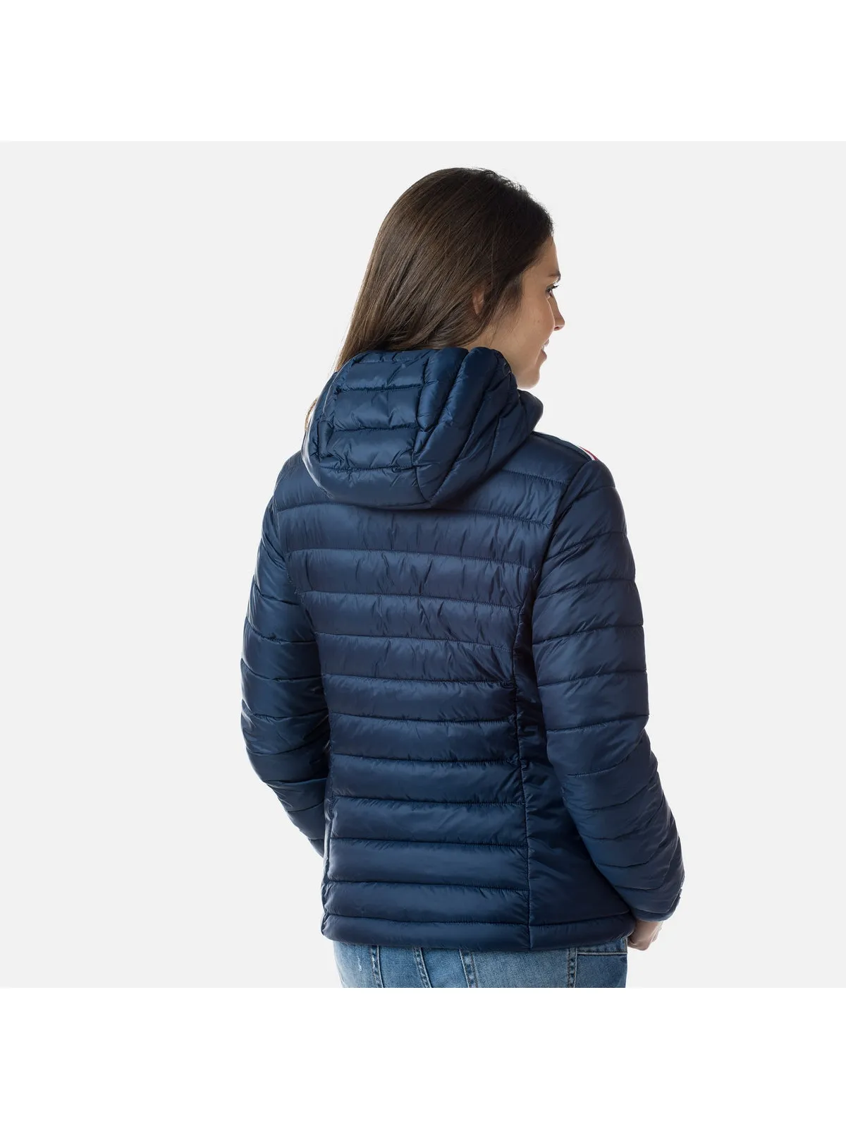 Kurtka Rossignol damska W Rossi Hood Jkt granatowy