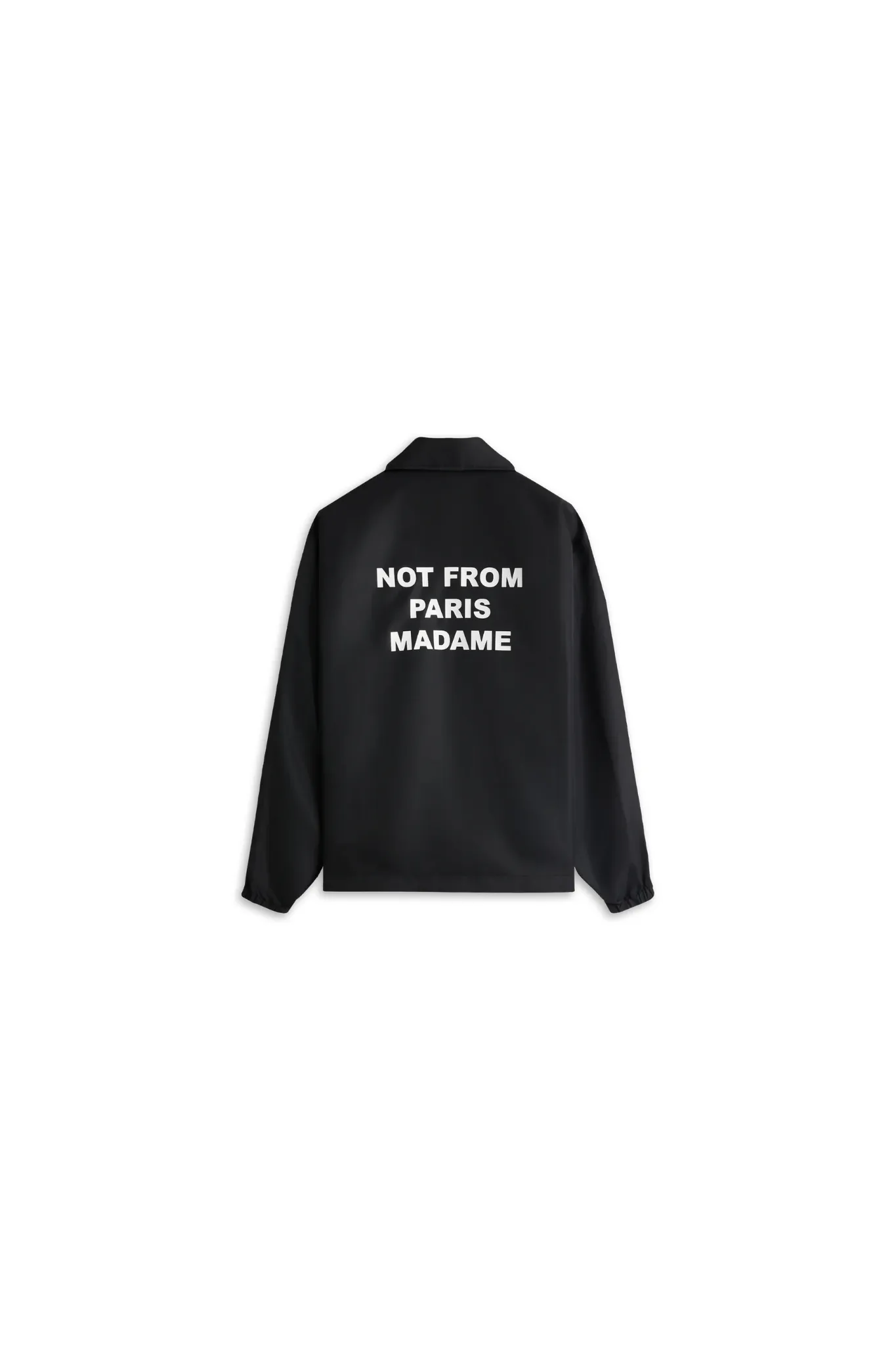 LA VESTE SLOGAN - BLACK