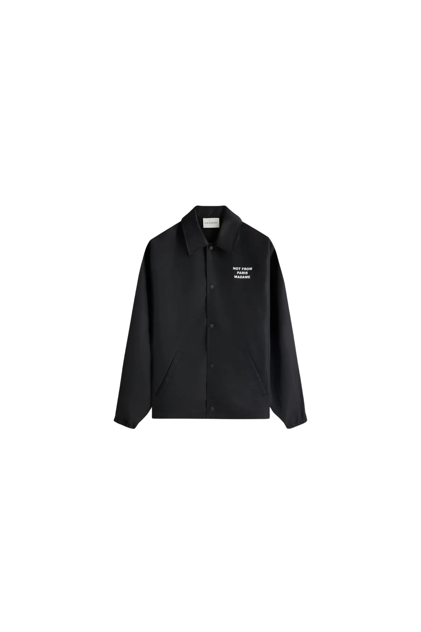 LA VESTE SLOGAN - BLACK