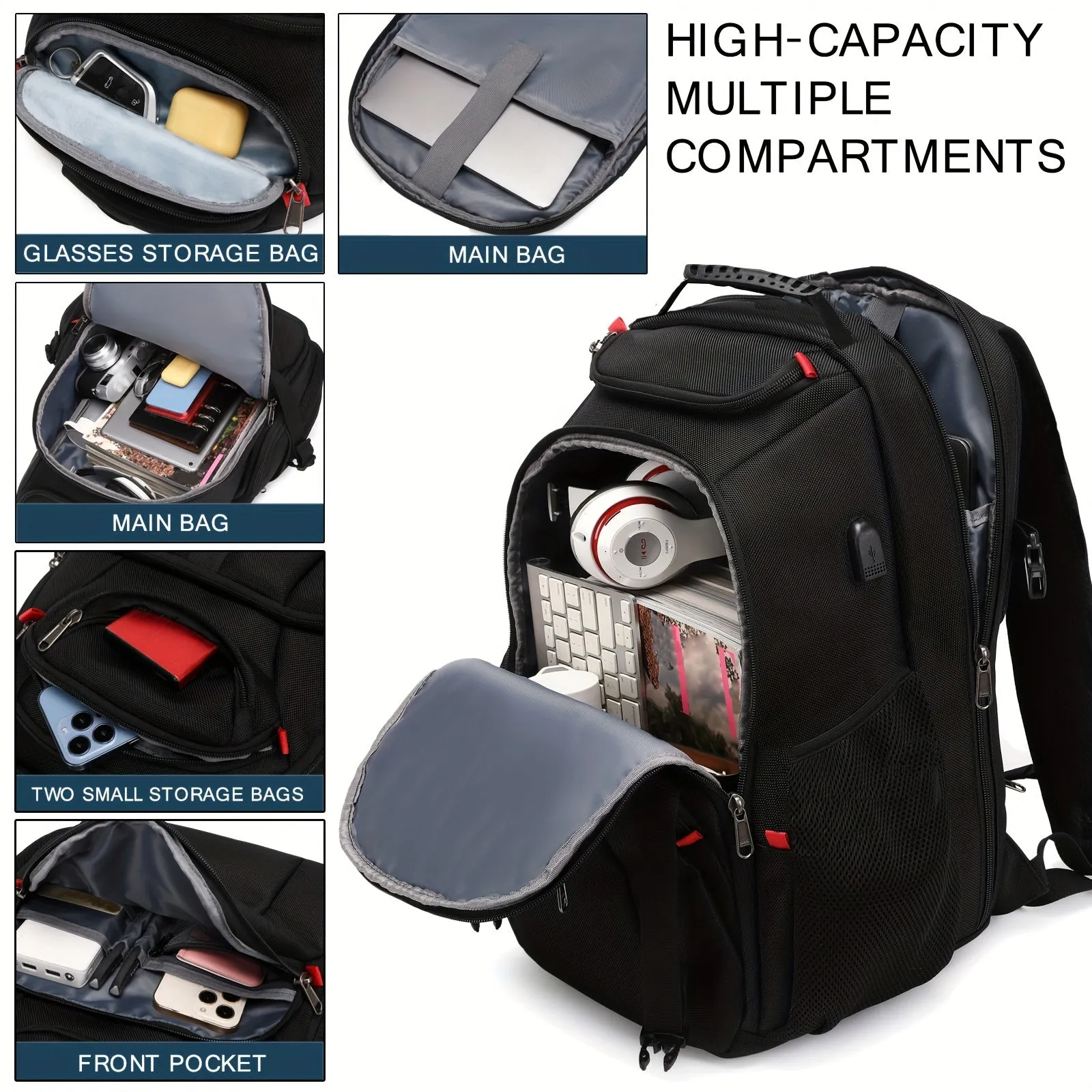 Laptop Backpack Travel Business Durable Backpack College Student Backpack