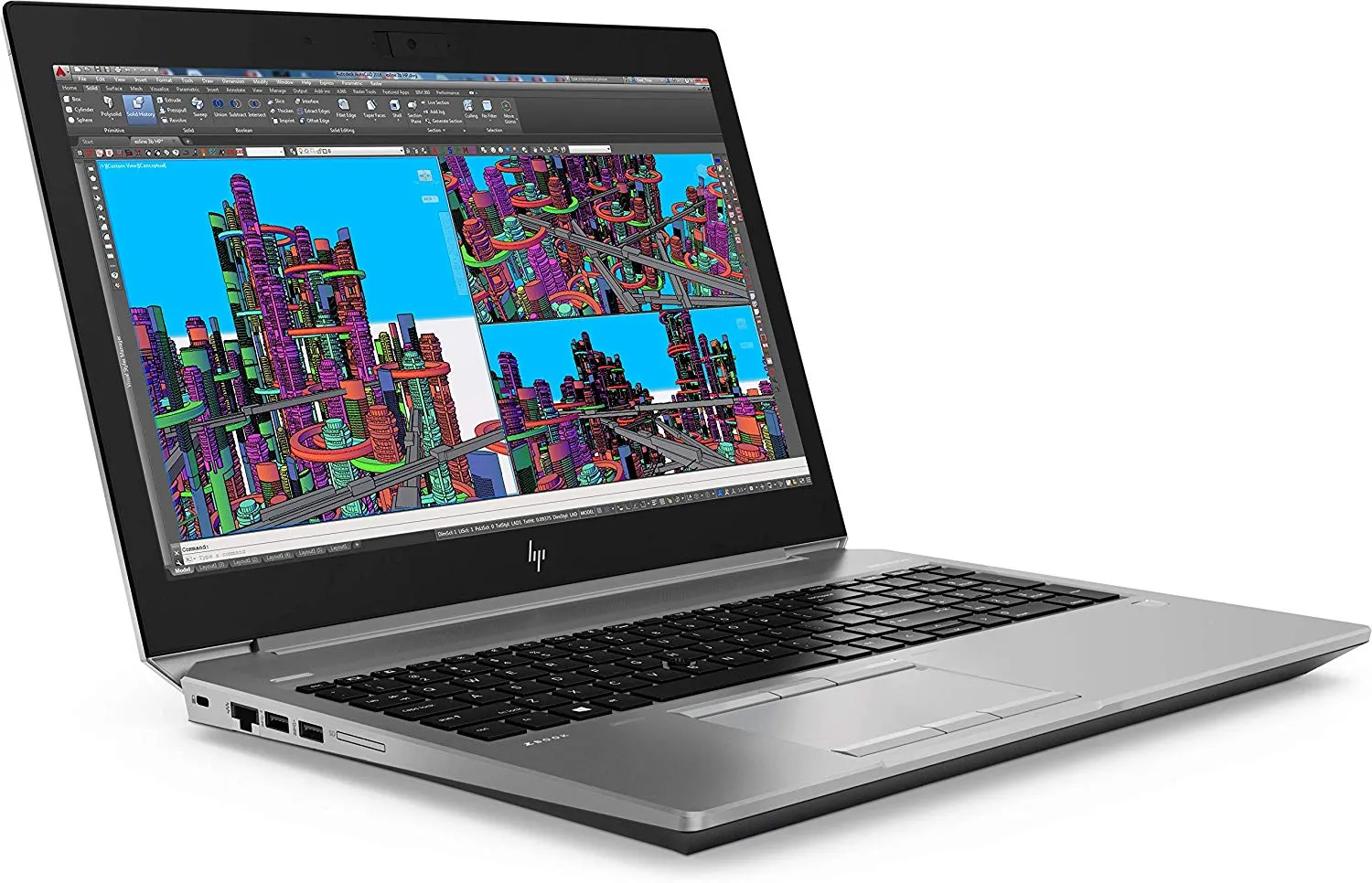 Laptop Hp Workstation Z Book 15v G5 Core I7 8750 H 8 Gb 1 Tb P600 15.6 Pulg W10 P