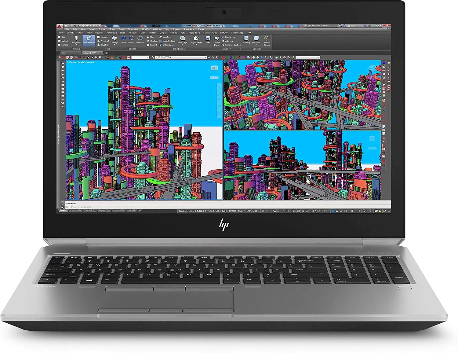 Laptop Hp Workstation Z Book 15v G5 Core I7 8750 H 8 Gb 1 Tb P600 15.6 Pulg W10 P