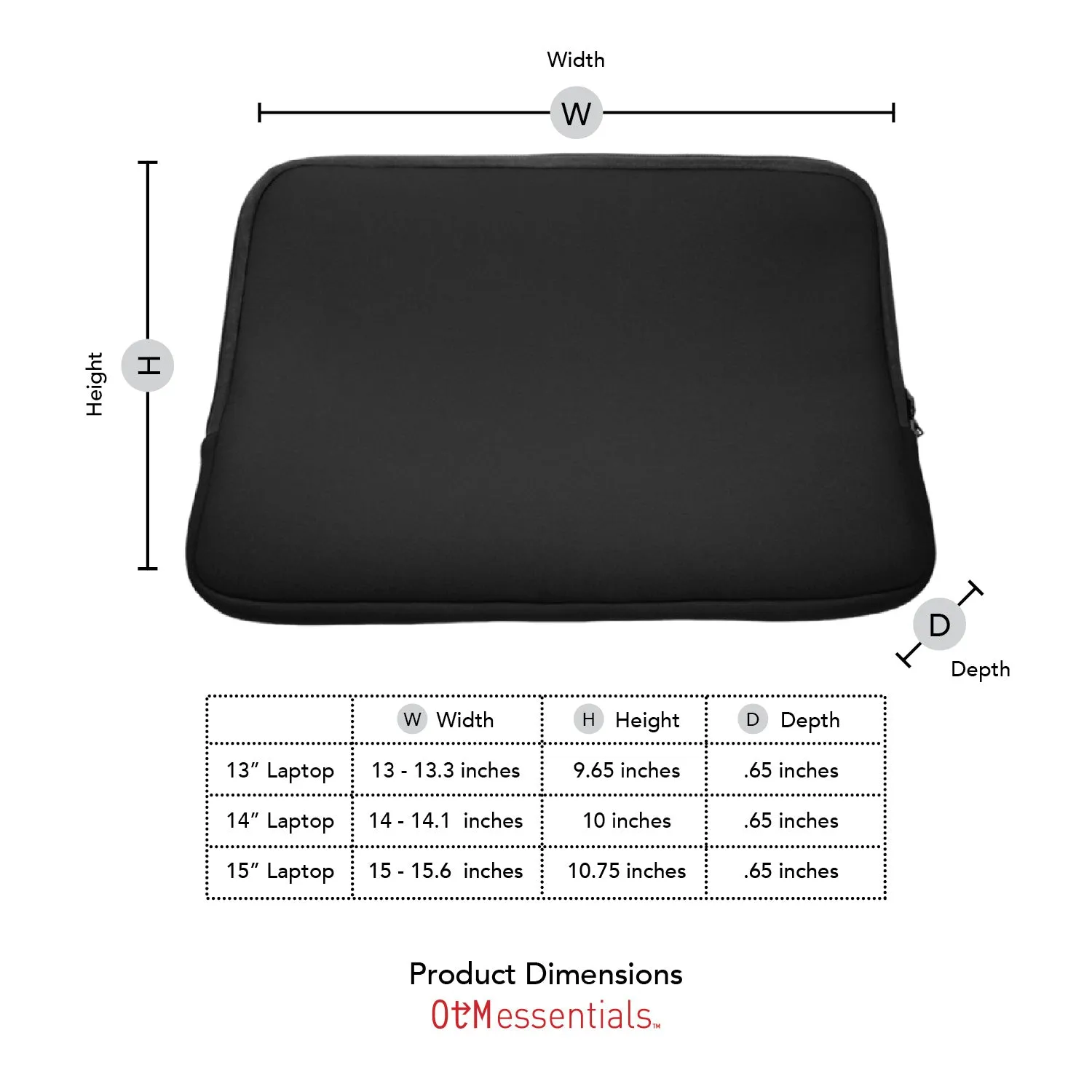 Laptop Sleeve, Neoprene, Georgetown University