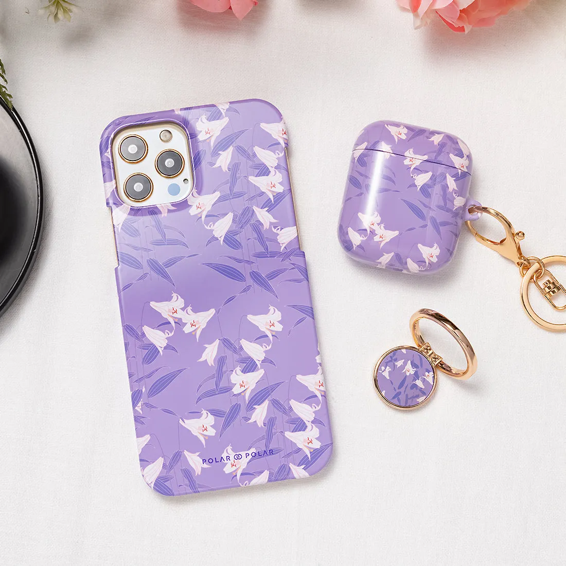 Lavender Lily Custom - iPhone 12 Case