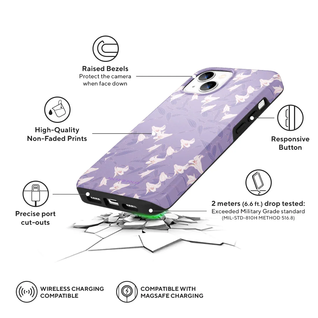 Lavender Lily Custom - iPhone 13 Case