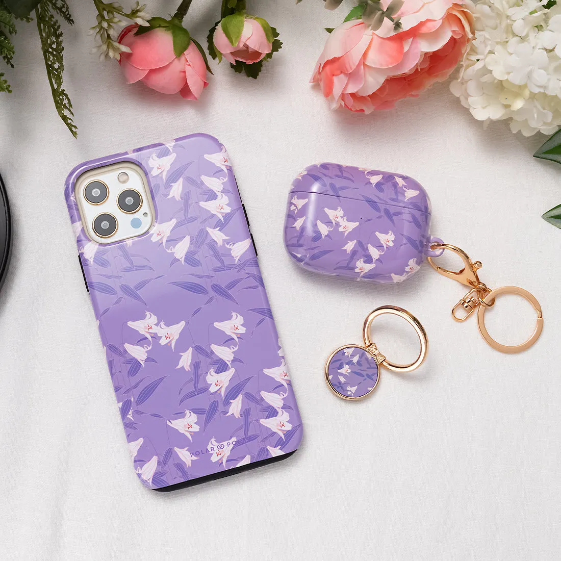 Lavender Lily Custom - iPhone 15 Pro Case