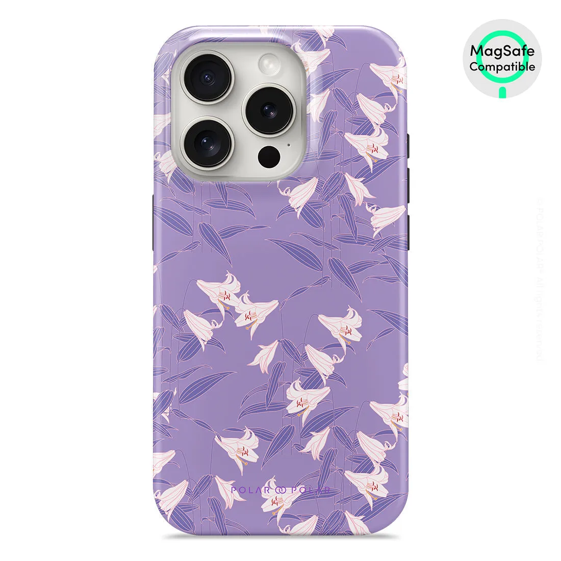 Lavender Lily Custom - iPhone 15 Pro Case