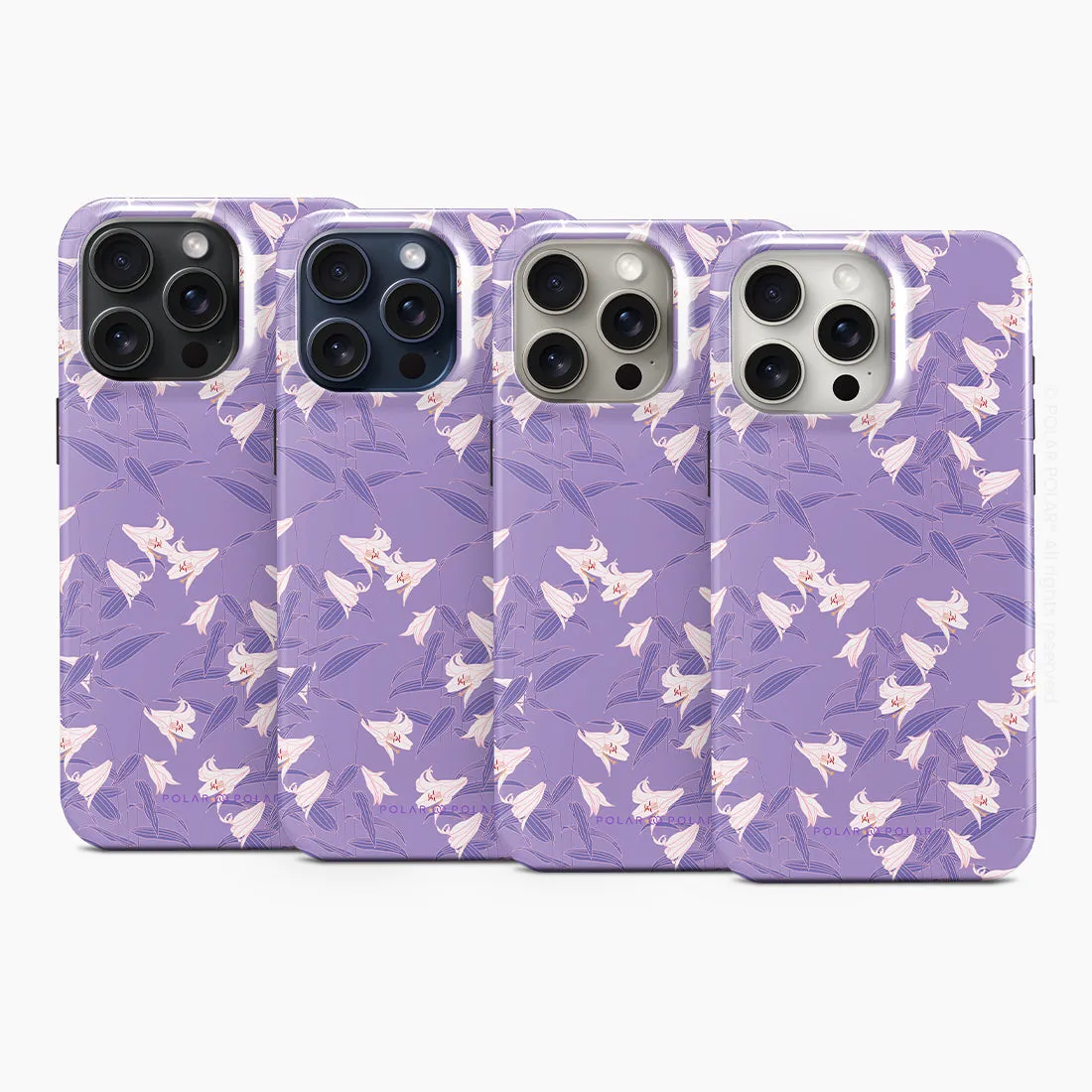 Lavender Lily Custom - iPhone 15 Pro Case