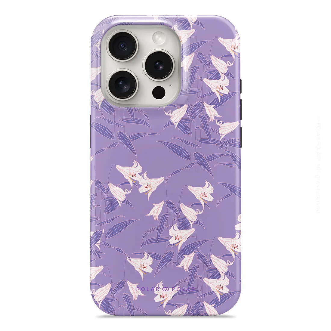 Lavender Lily Custom - iPhone 15 Pro Case