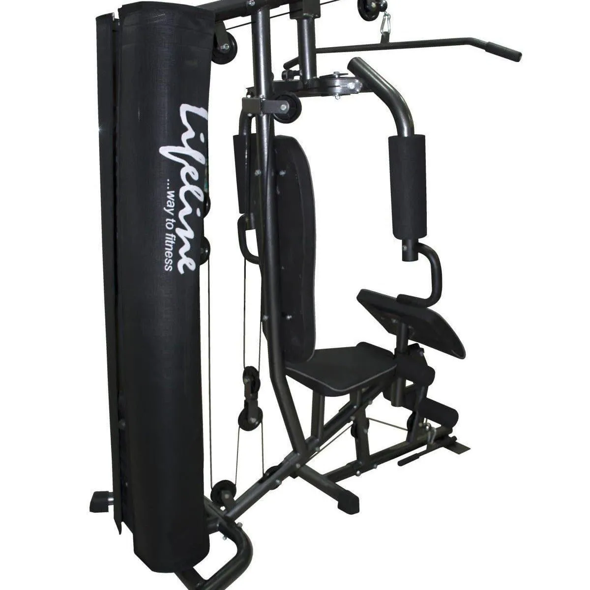 Lifeline Home Gym Setup Deluxe 005 For Workout At Home Bundles With Chest Expander and Yoga Mat || Available on EMI