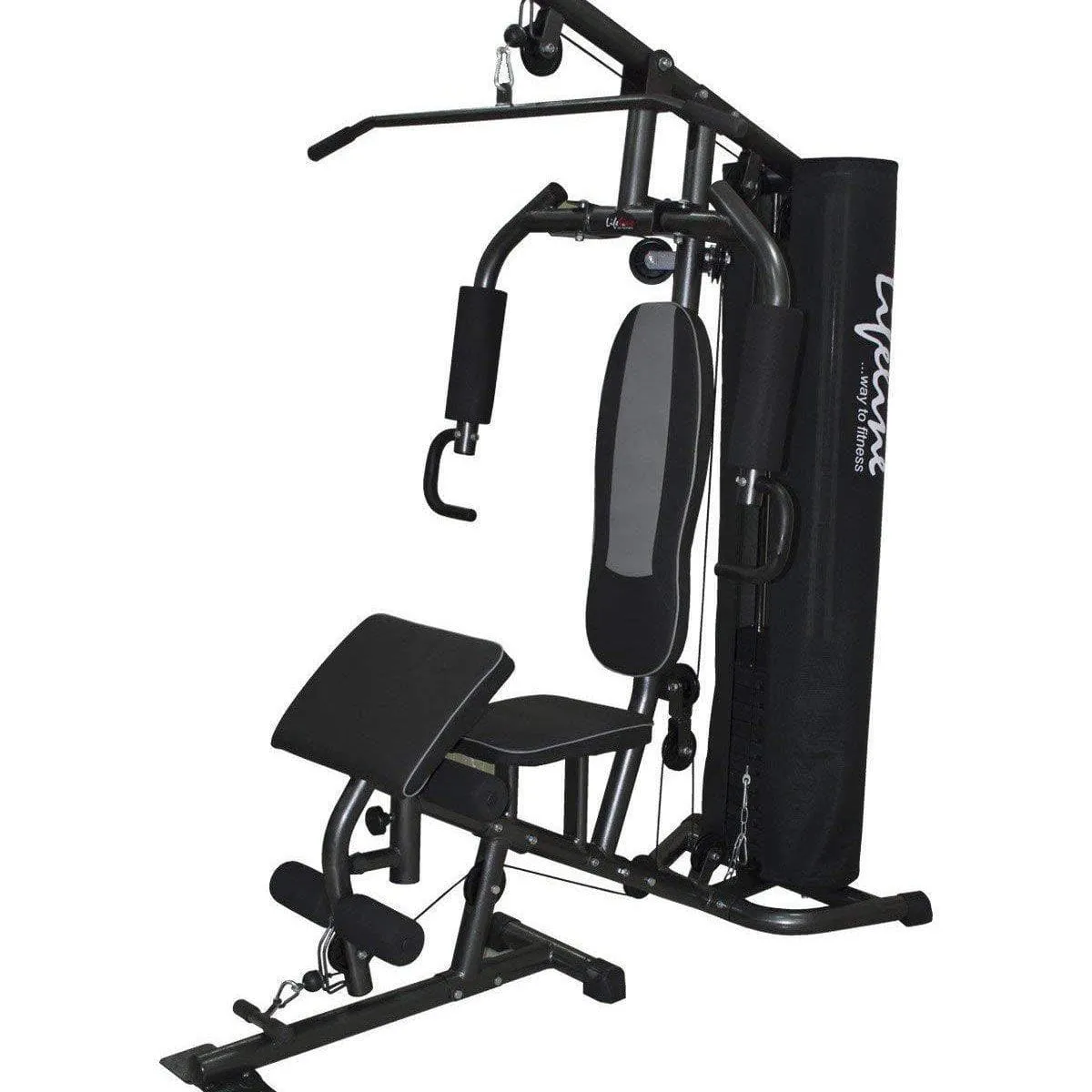 Lifeline Home Gym Setup Deluxe 005 For Workout At Home Bundles With Chest Expander and Yoga Mat || Available on EMI