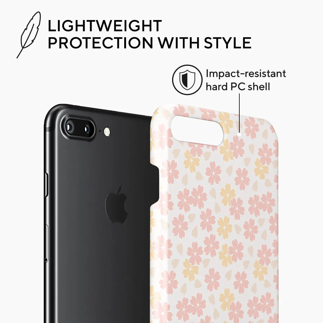 Light Pink Sakura Custom - iPhone 8 Plus/7 Plus Case