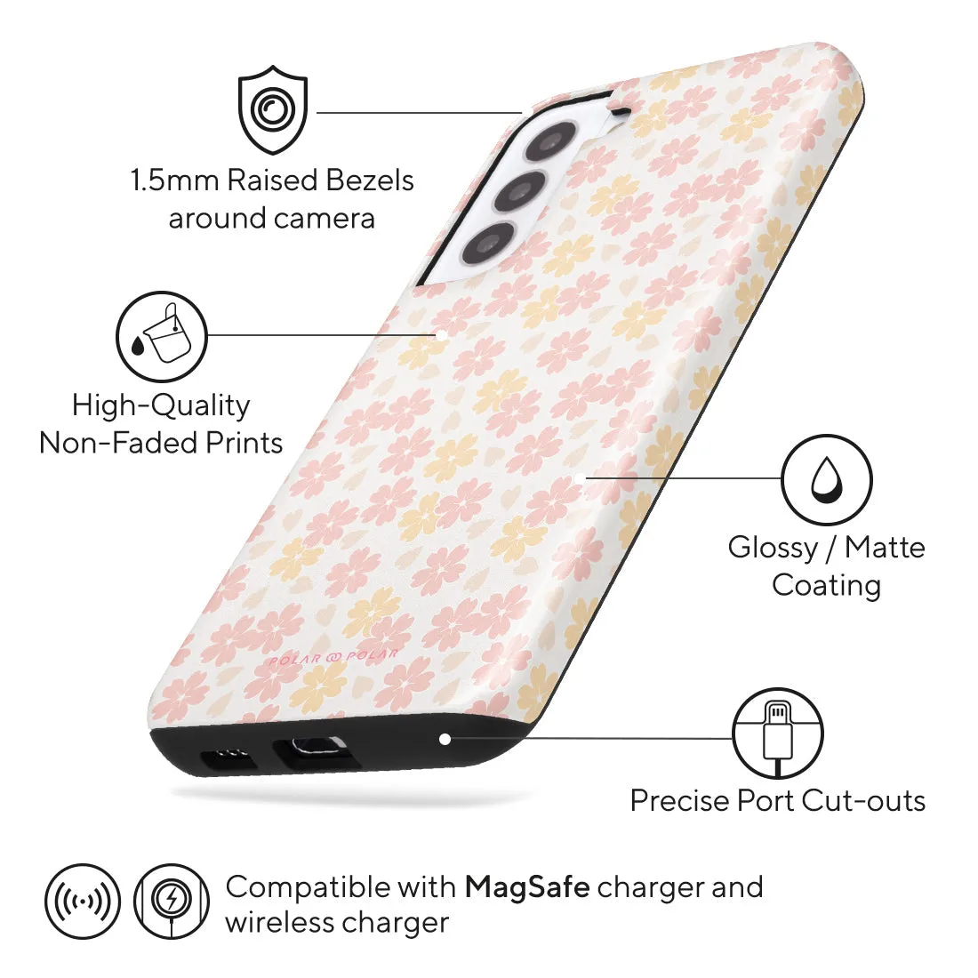 Light Pink Sakura - Samsung Galaxy S22  5G Case