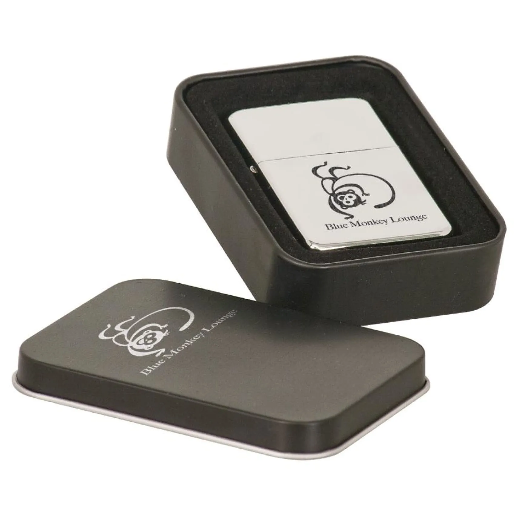 Lighter in Black Tin