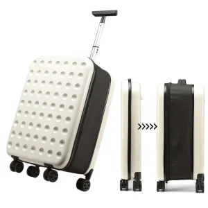 Lightweight Foldable Luggage – 4-Wheel Cabin Suitcase for Easy Travel