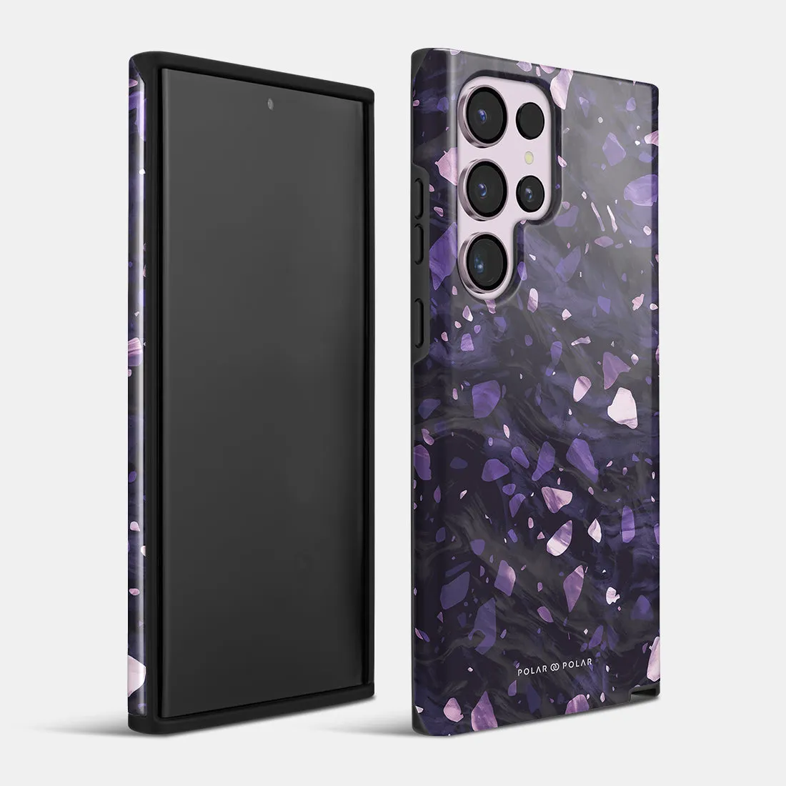 Lilac Terrazzo Gem - Custom Samsung Galaxy S23 Ultra 5G Case