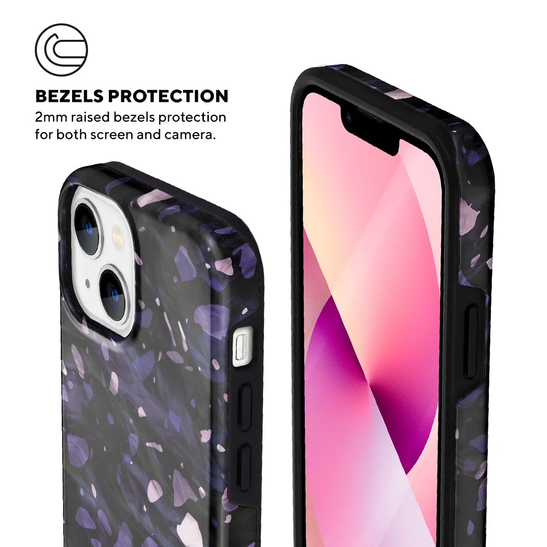 Lilac Terrazzo Gem - iPhone 13 mini Case