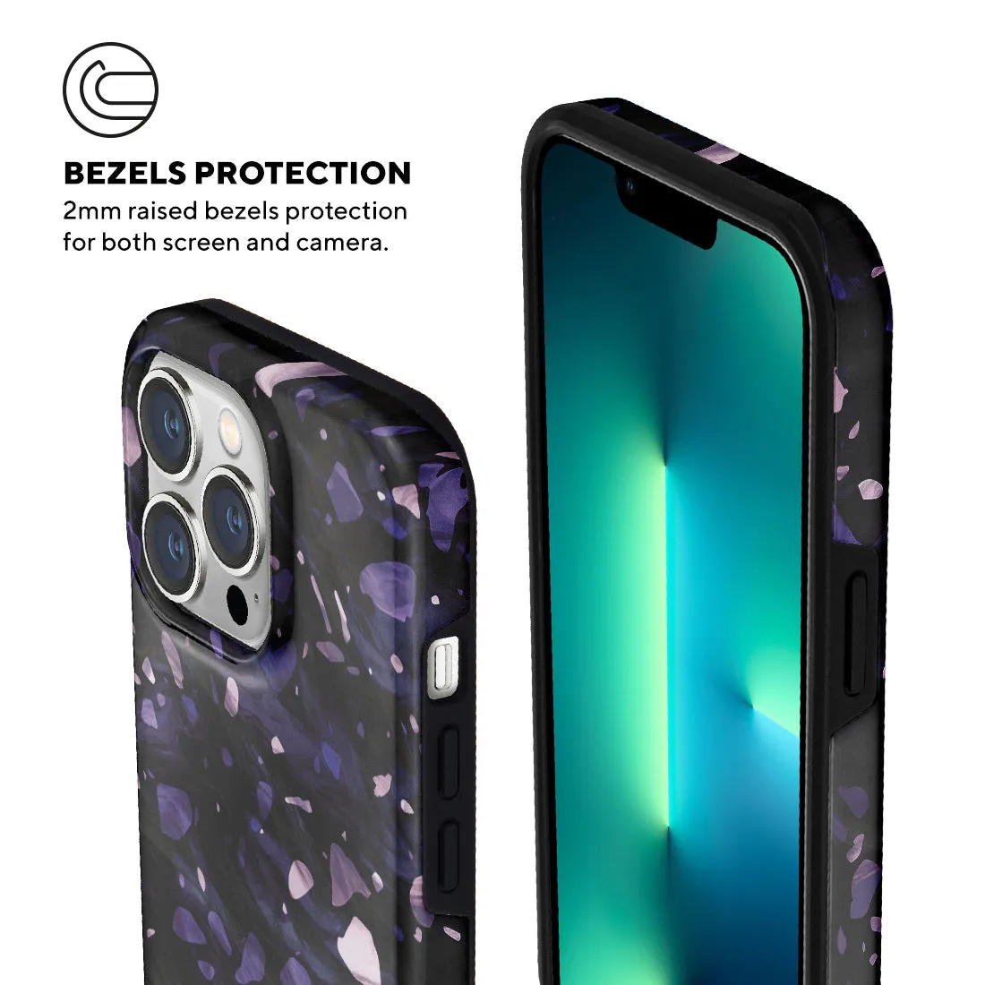 Lilac Terrazzo Gem - iPhone 13 Pro Case