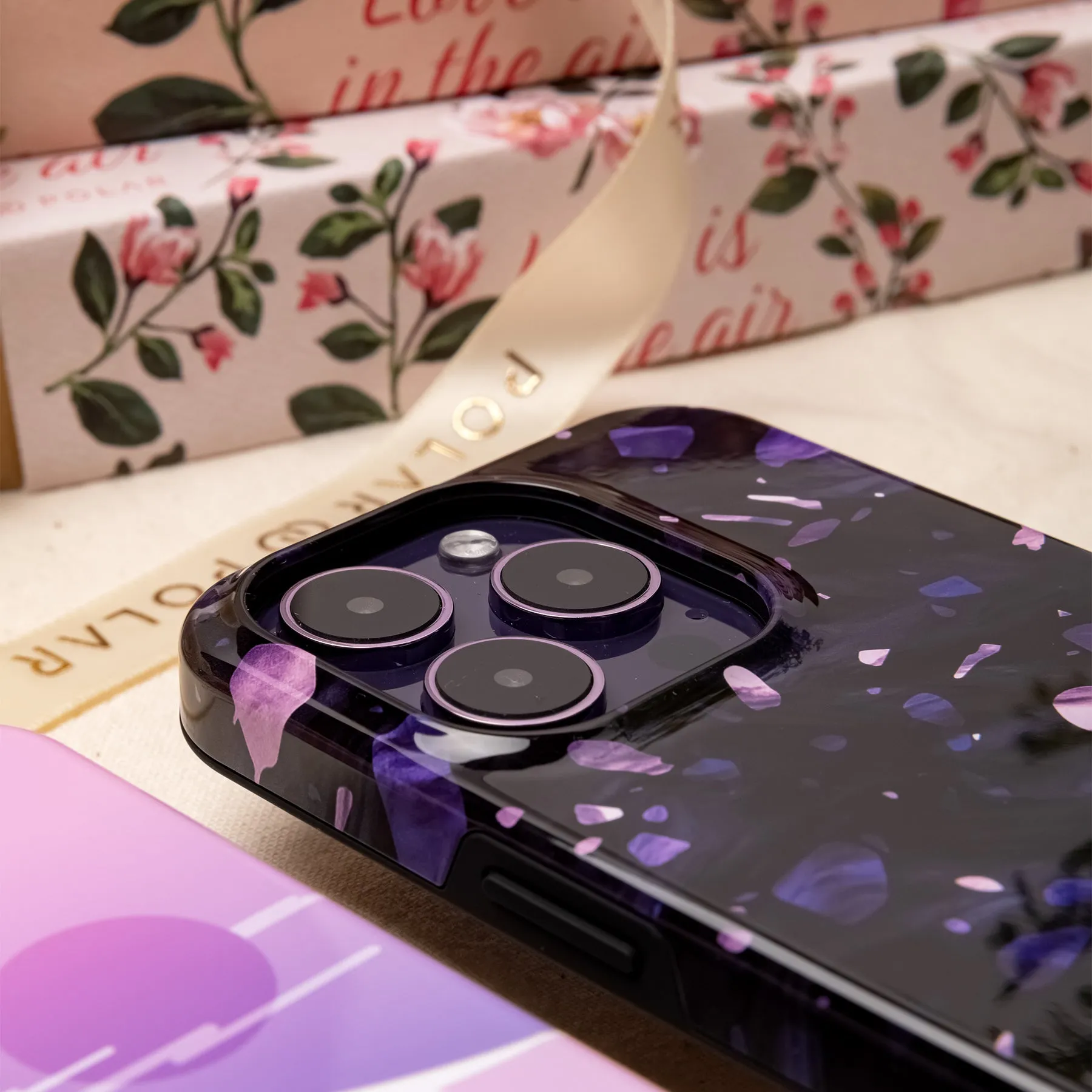 Lilac Terrazzo Gem - iPhone 13 Pro Case