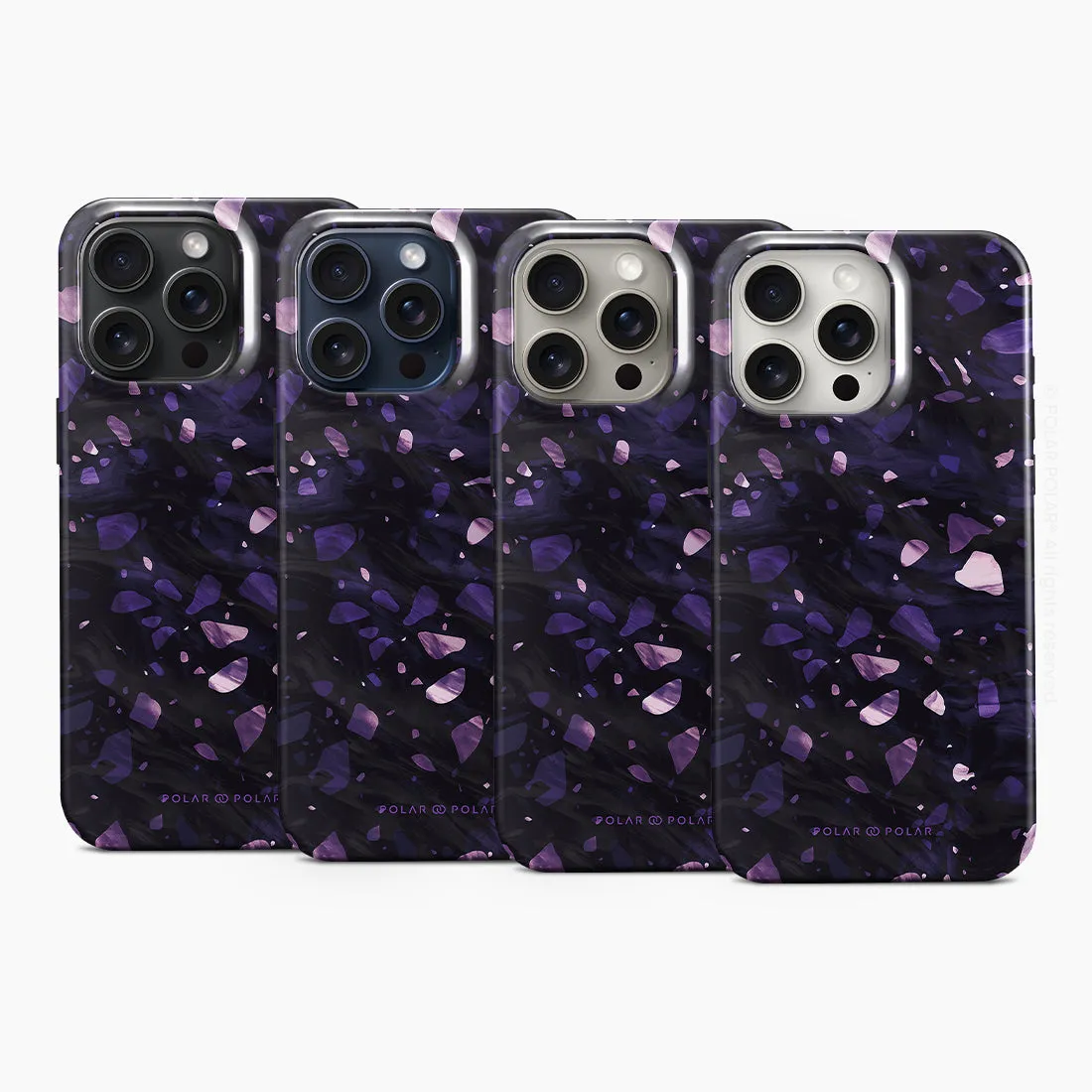 Lilac Terrazzo Gem - iPhone 15 Pro Case