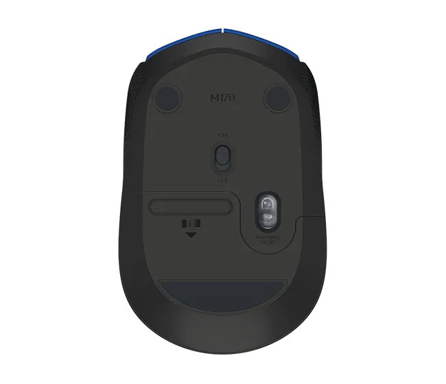Logitech M170 Mouse Inalambrico Optico, 10 Metros 2,4 Ghz Gr