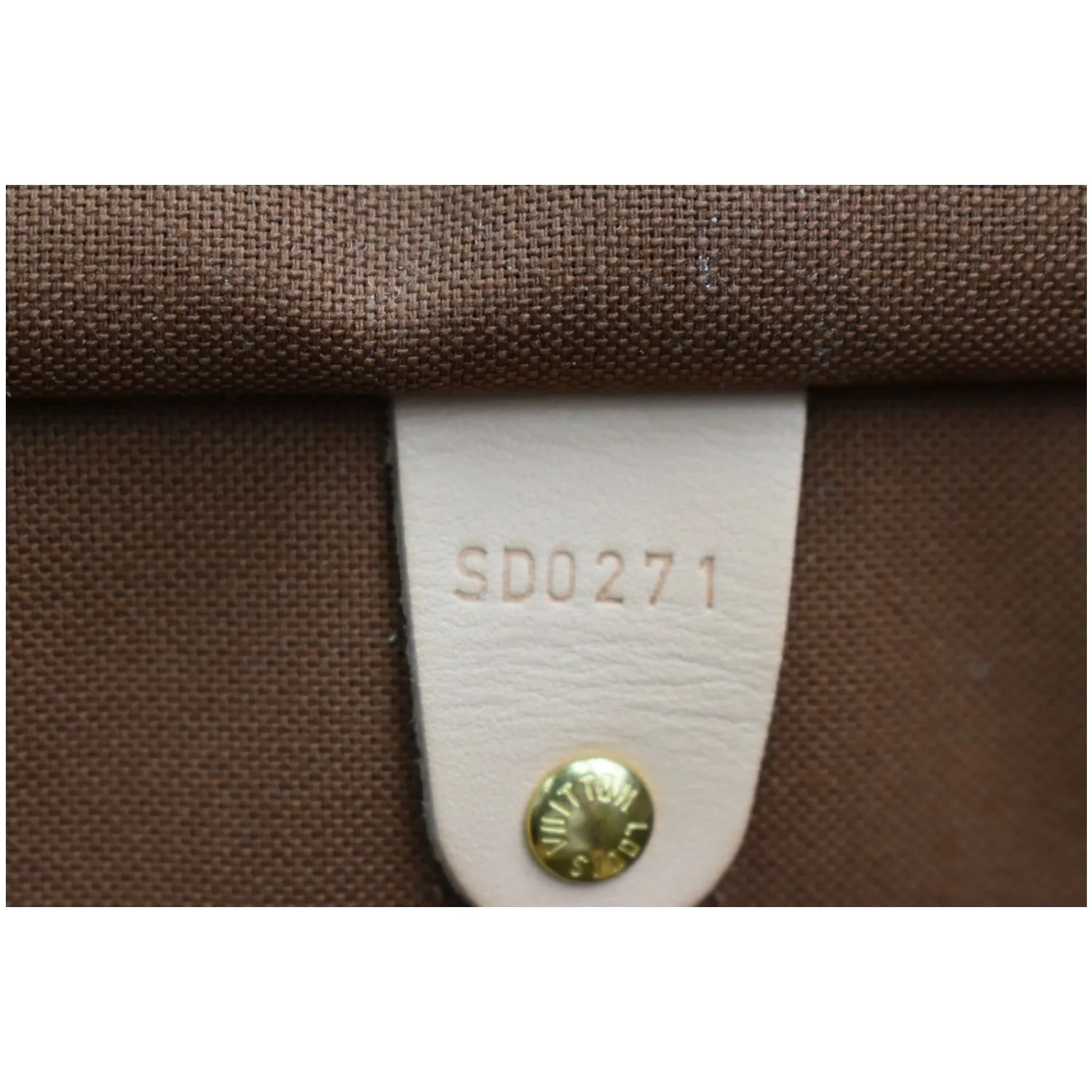LOUIS VUITTON Keepall 50 Bandouliere Monogram Canvas Travel Bag Brown